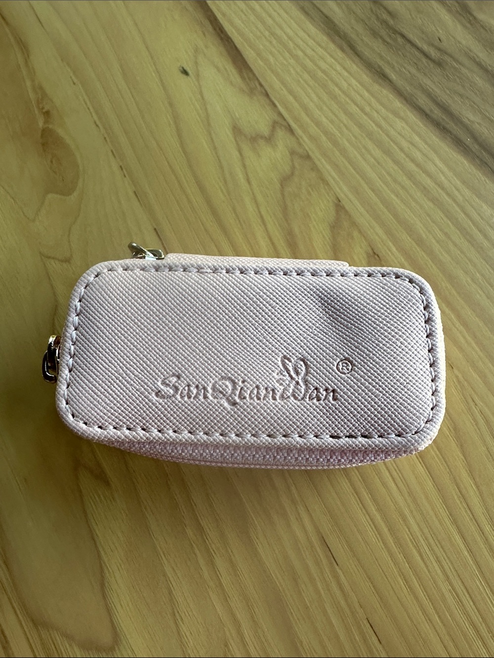 Pink Small Zipper Pouch for Women